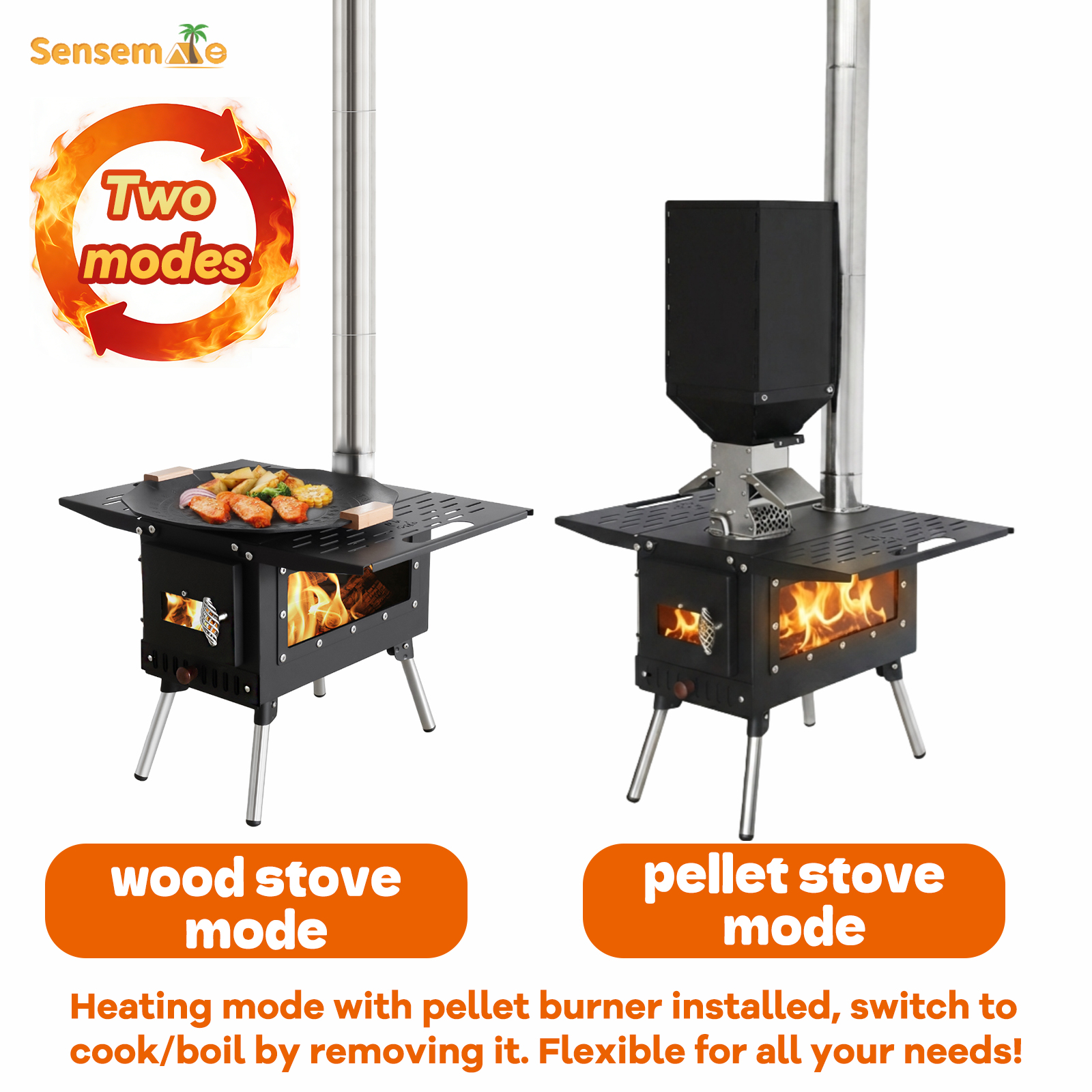 Pellet Stove Camping Stainless - Camp Grill Portable Folding incelemesi ve fiyatı