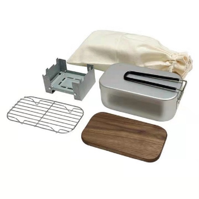 Outdoor Aluminium Mess Kit, St - Camping Cooking Kit Box incelemesi ve fiyatı