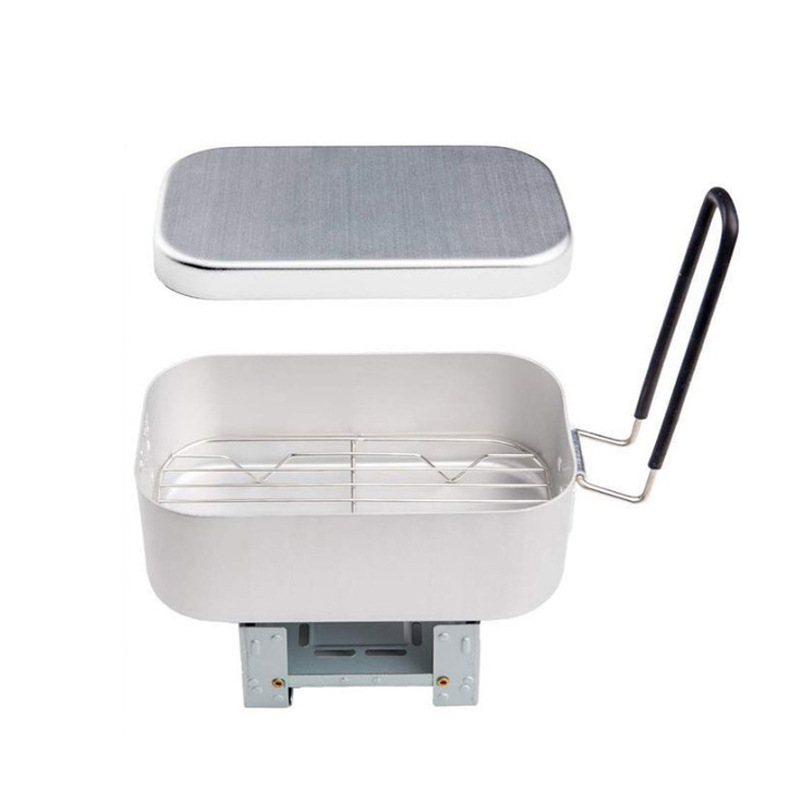 Outdoor Aluminium Mess Kit, St - Camping Cooking Kit Box incelemesi ve fiyatı