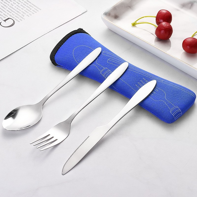 3Pcs/set Tableware Stainless S - Camping Cooking And Cutlery Set incelemesi ve fiyatı