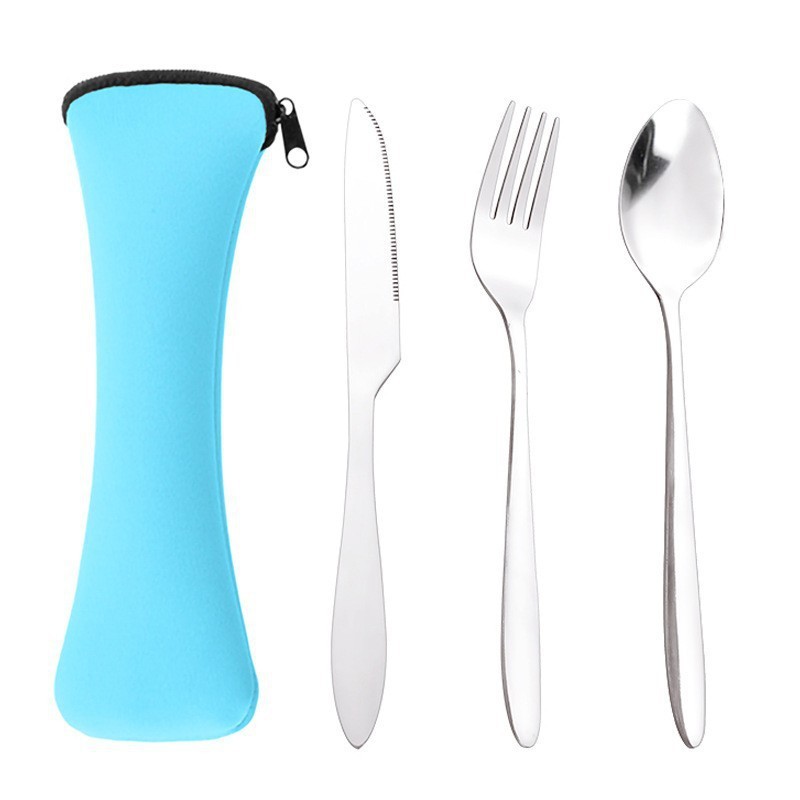 3Pcs/set Tableware Stainless S - Camping Cooking And Cutlery Set incelemesi ve fiyatı