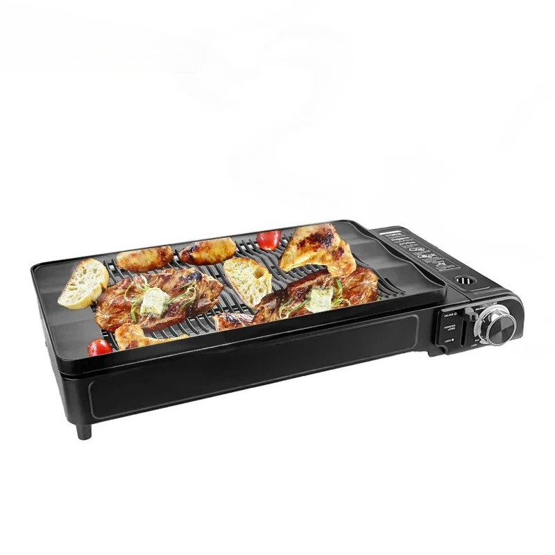 Outdoor Stainless Steel Grill  - Camping Cooking Gas Stove Portable Tool incelemesi ve fiyatı