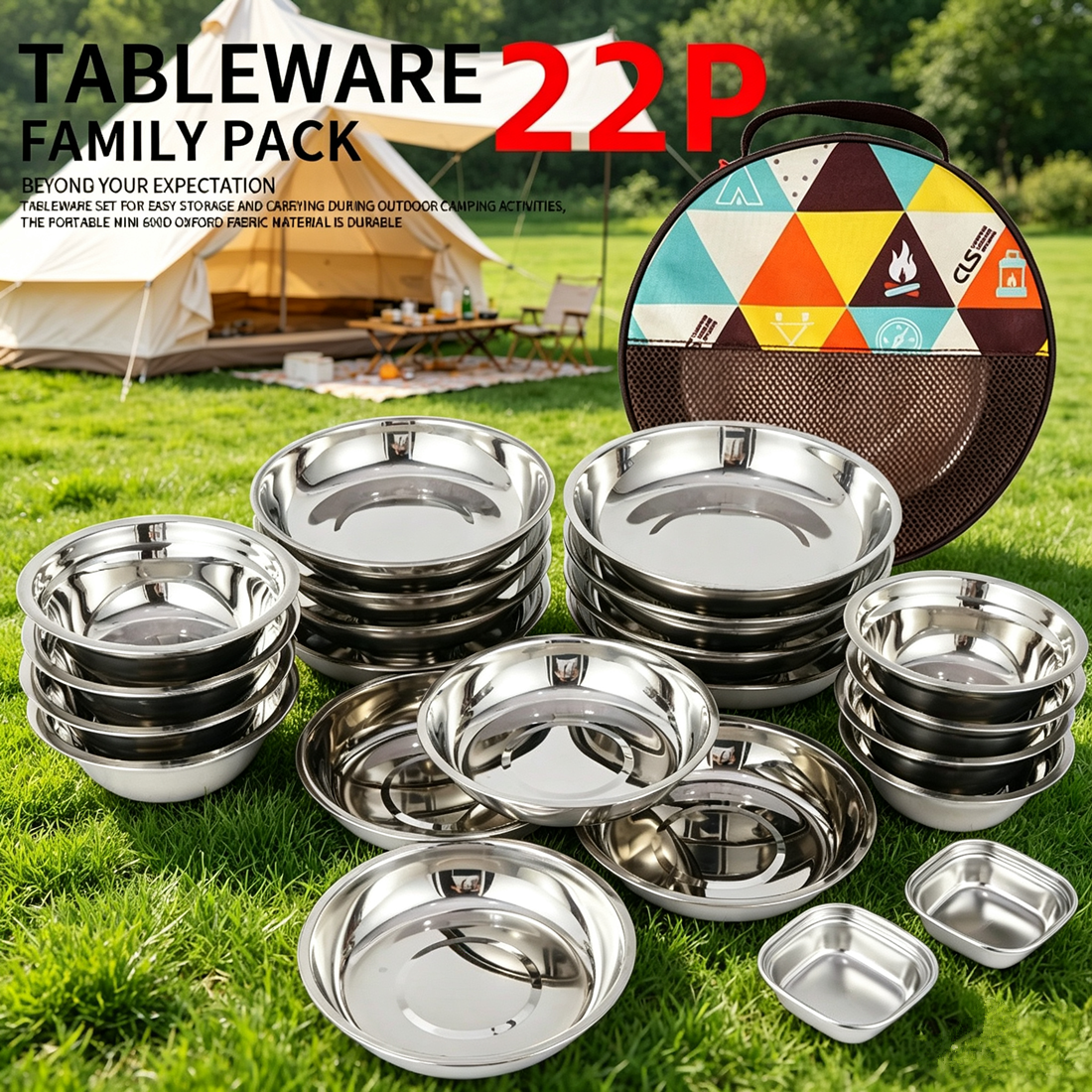 CLS 22pcs Outdoor Cooking Port - Camping Cooking Dining Set incelemesi ve fiyatı