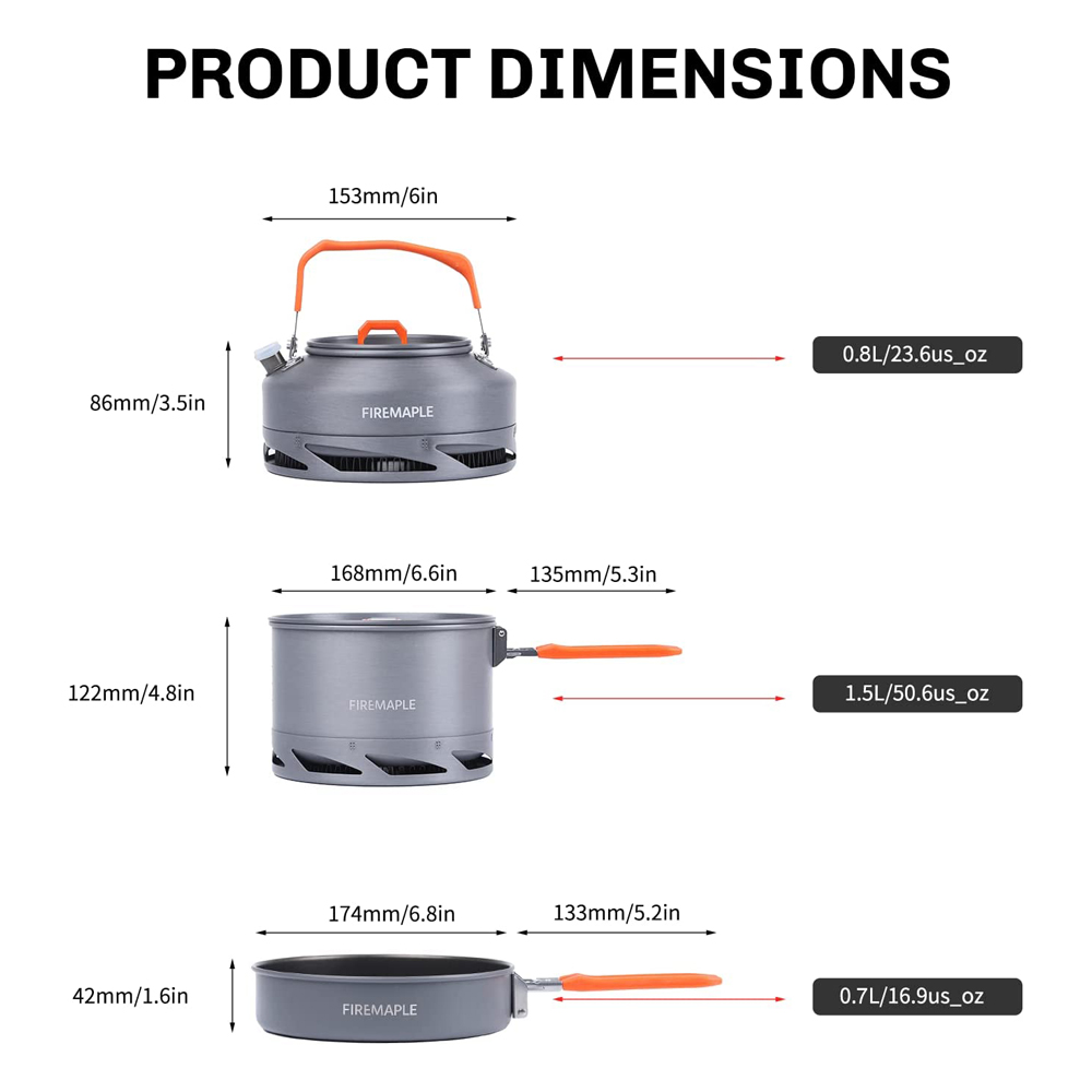 Fire Maple Camping Cookware Ut - Camping Cooking Hardware incelemesi ve fiyatı