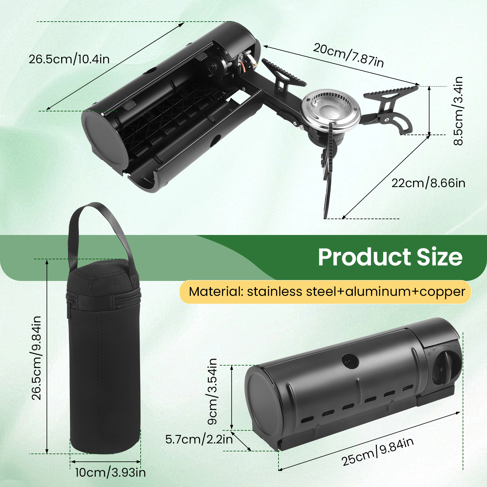2800W Portable Folding Stove C - Camping Cooking Gas Stove Portable Tool incelemesi ve fiyatı