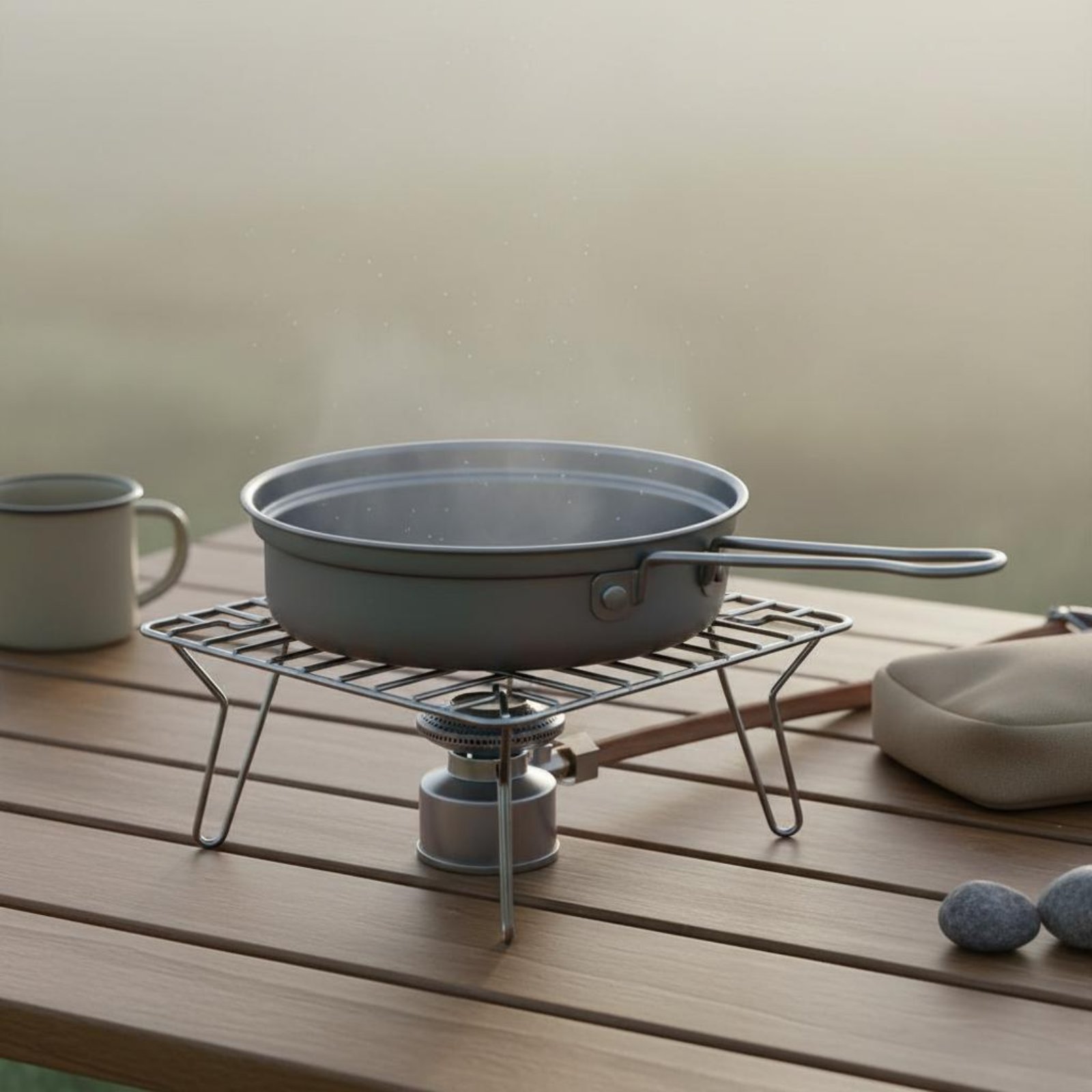2 Pieces Metal Camping Cook Se - Camping Cooking Dining Set incelemesi ve fiyatı