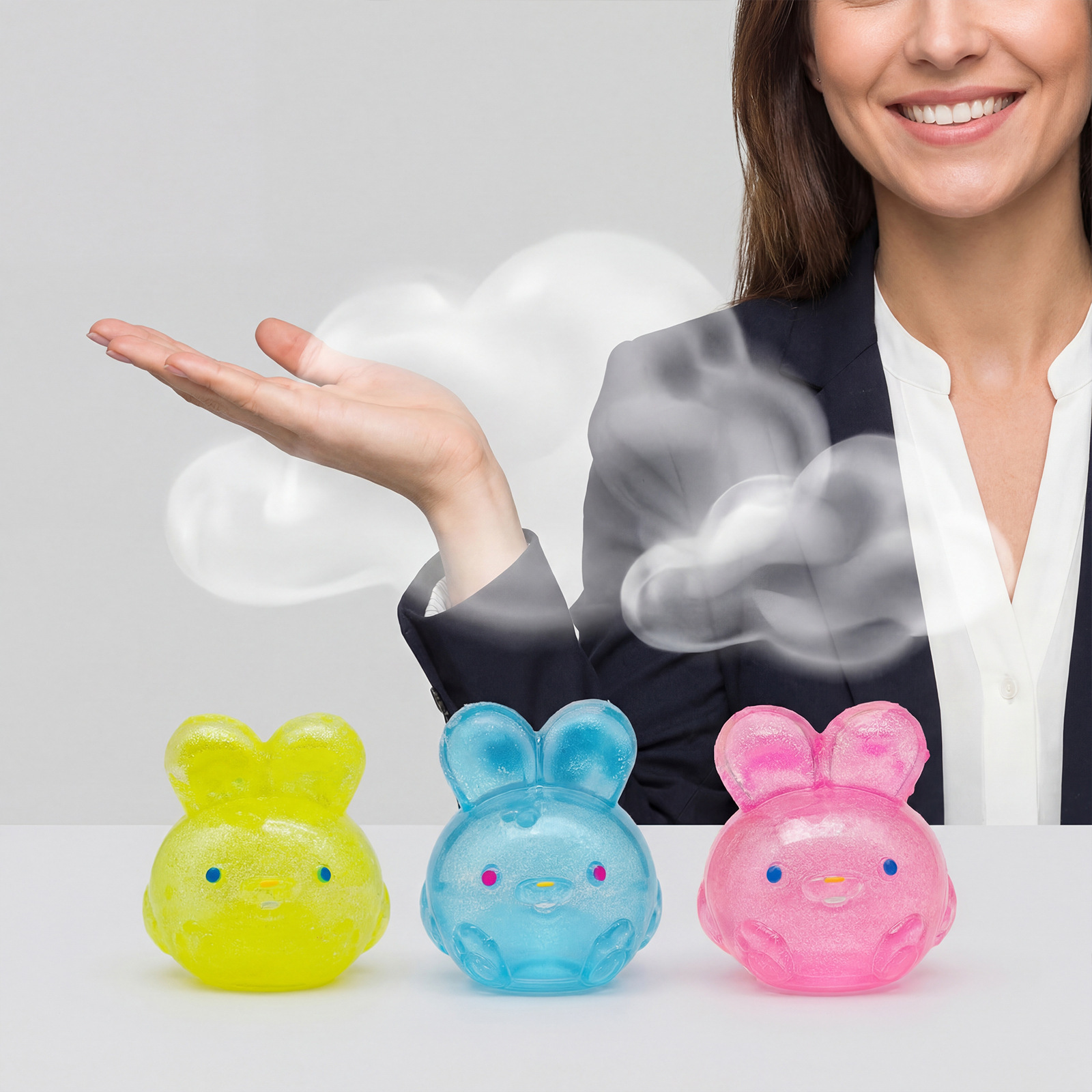 Nee-doh Jelly Rabbit Squishy,  - Fire Starter Cube incelemesi ve fiyatı