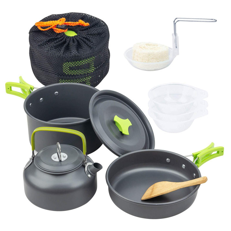 Outdoor Camping Cookware Kit A - Camping Cooking Kit Box incelemesi ve fiyatı