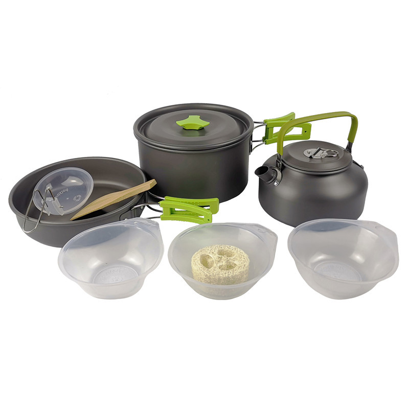 Outdoor Camping Cookware Kit A - Camping Cooking Kit Box incelemesi ve fiyatı