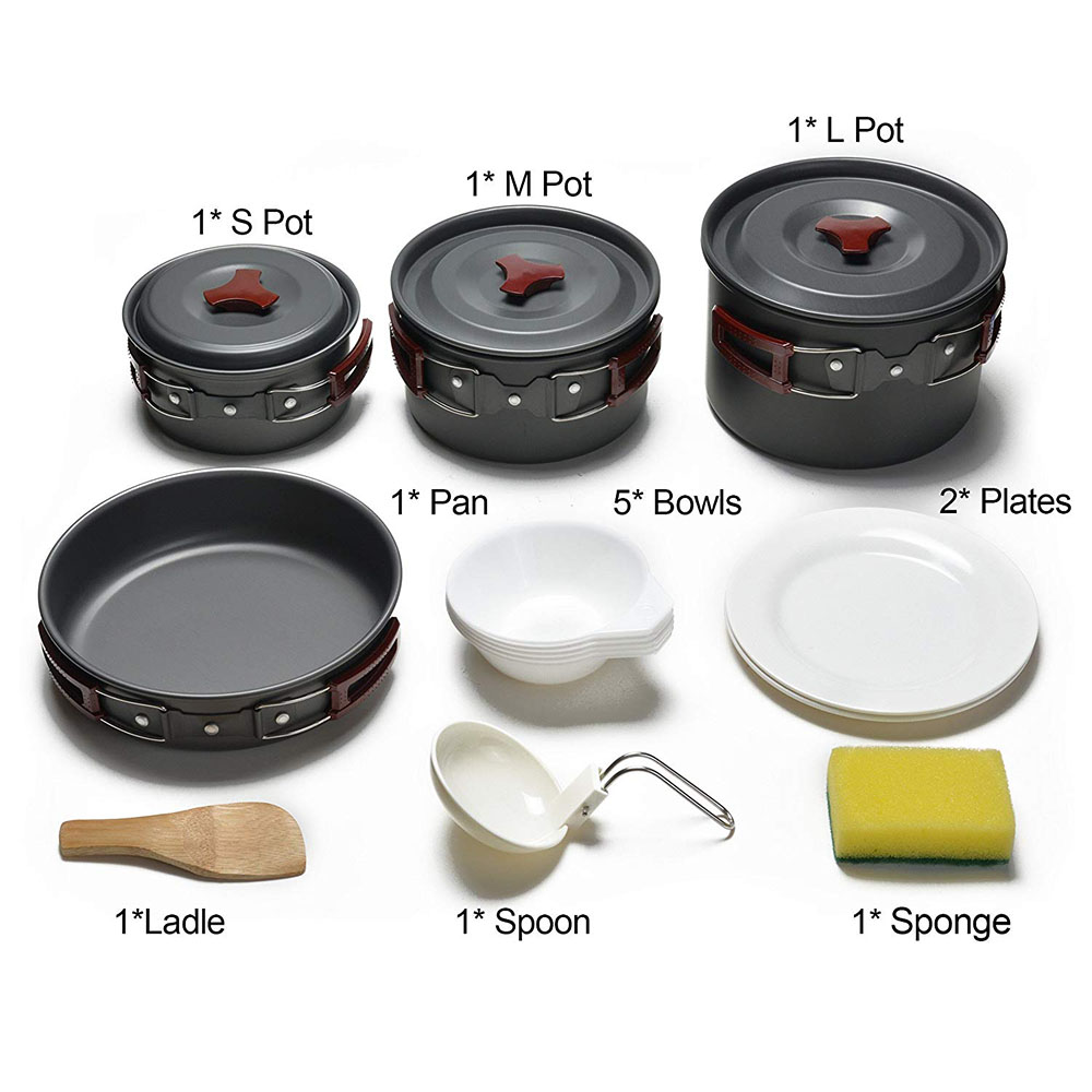 Outdoor Camping Cookware Kit N - Camping Cooking Hardware incelemesi ve fiyatı