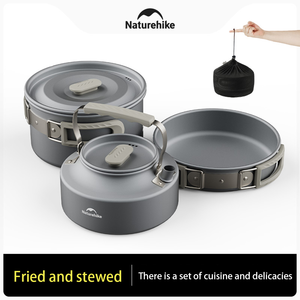 Naturehike Outdoor Pot Set,Cam - Camping Cooking Hardware incelemesi ve fiyatı