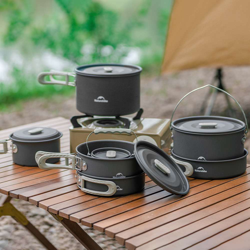 Naturehike Outdoor Pot Set,Cam - Camping Cooking Hardware incelemesi ve fiyatı