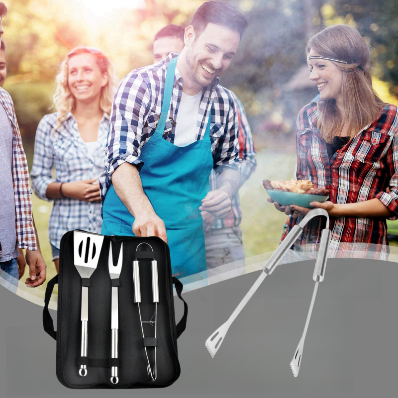 BBQ Tools Set Barbecue Utensil - Camping Cooking Accessories Set incelemesi ve fiyatı