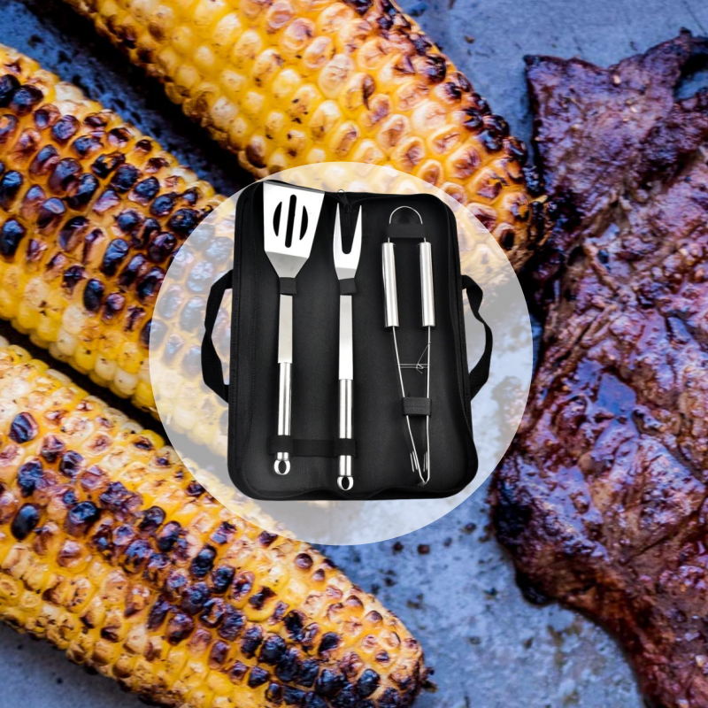 BBQ Tools Set Barbecue Utensil - Camping Cooking Accessories Set incelemesi ve fiyatı