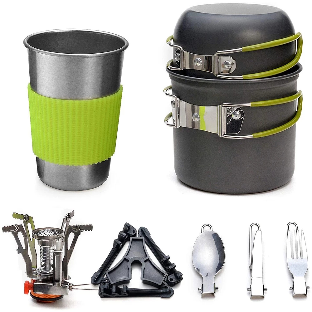 Camping Cookware Kit with Stov - Camping Cooking Recipes incelemesi ve fiyatı