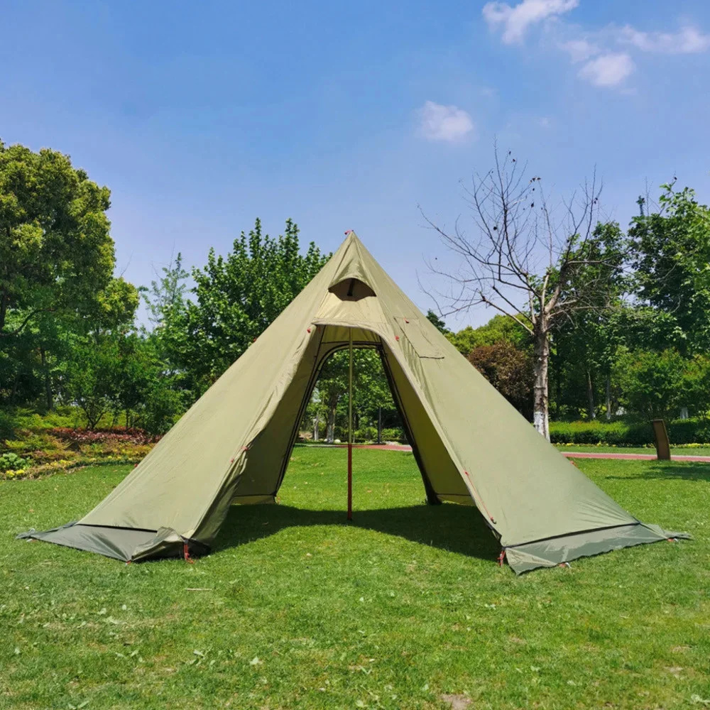 New Pyramid Tent With Snow Ski - Camping Cooking Snow incelemesi ve fiyatı