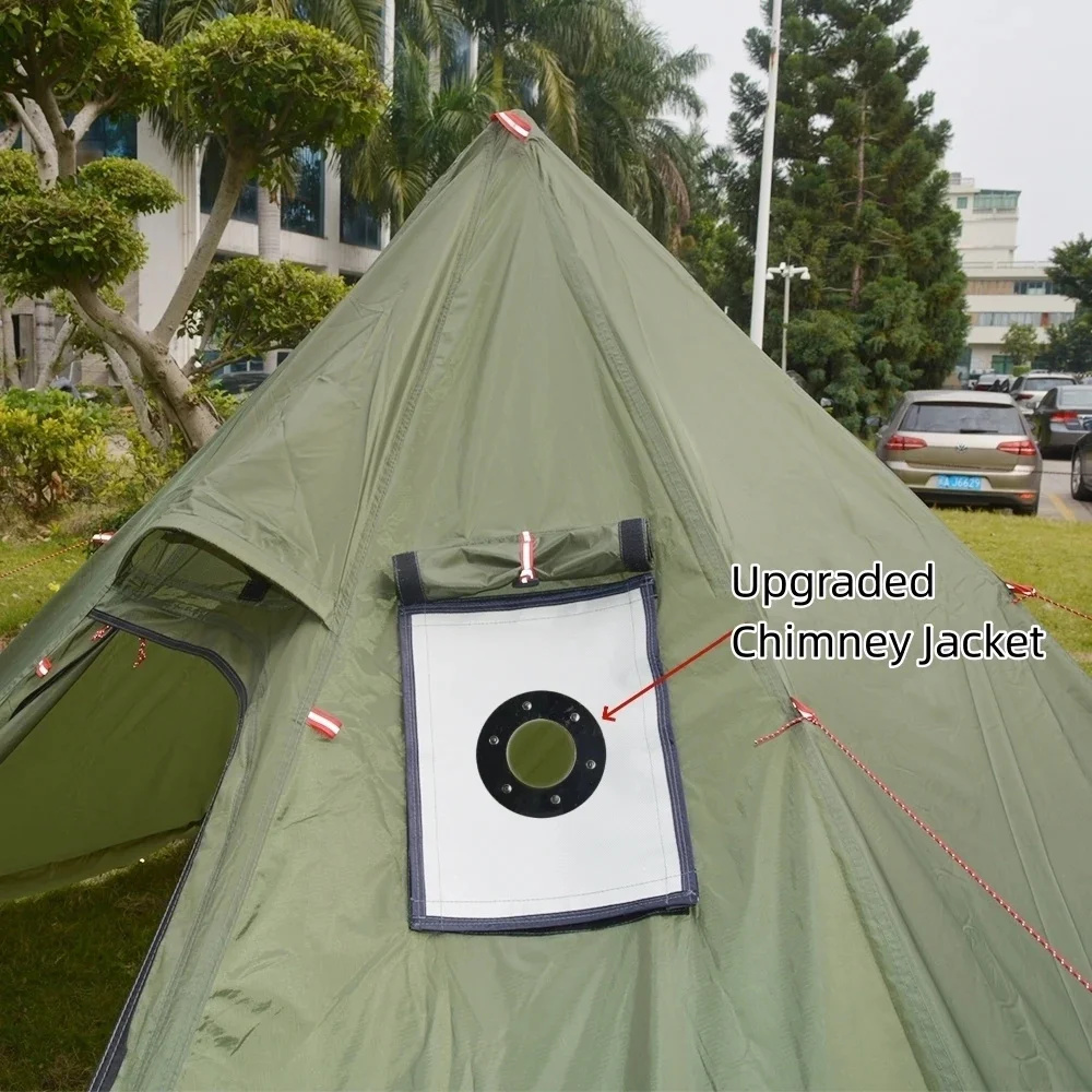 New Pyramid Tent With Snow Ski - Camping Cooking Snow incelemesi ve fiyatı
